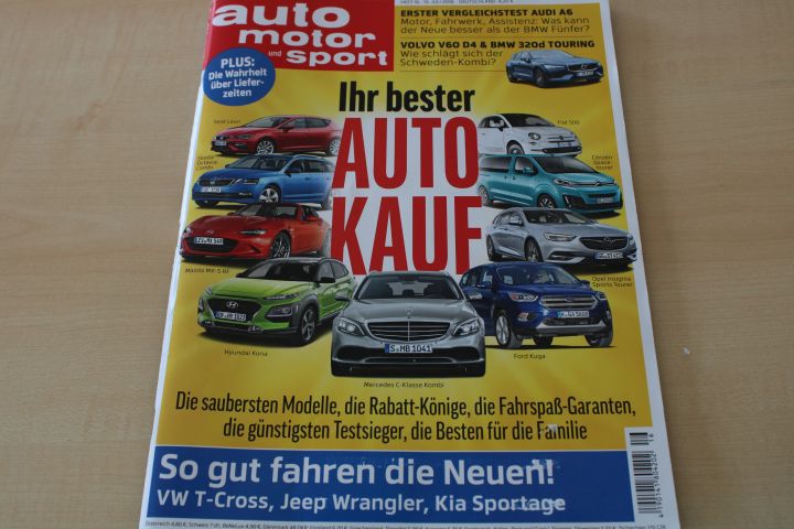 Deckblatt Auto Motor und Sport (16/2018)